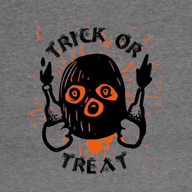 Halloween Trick Or Treat Horror Molotov by TEEWEB